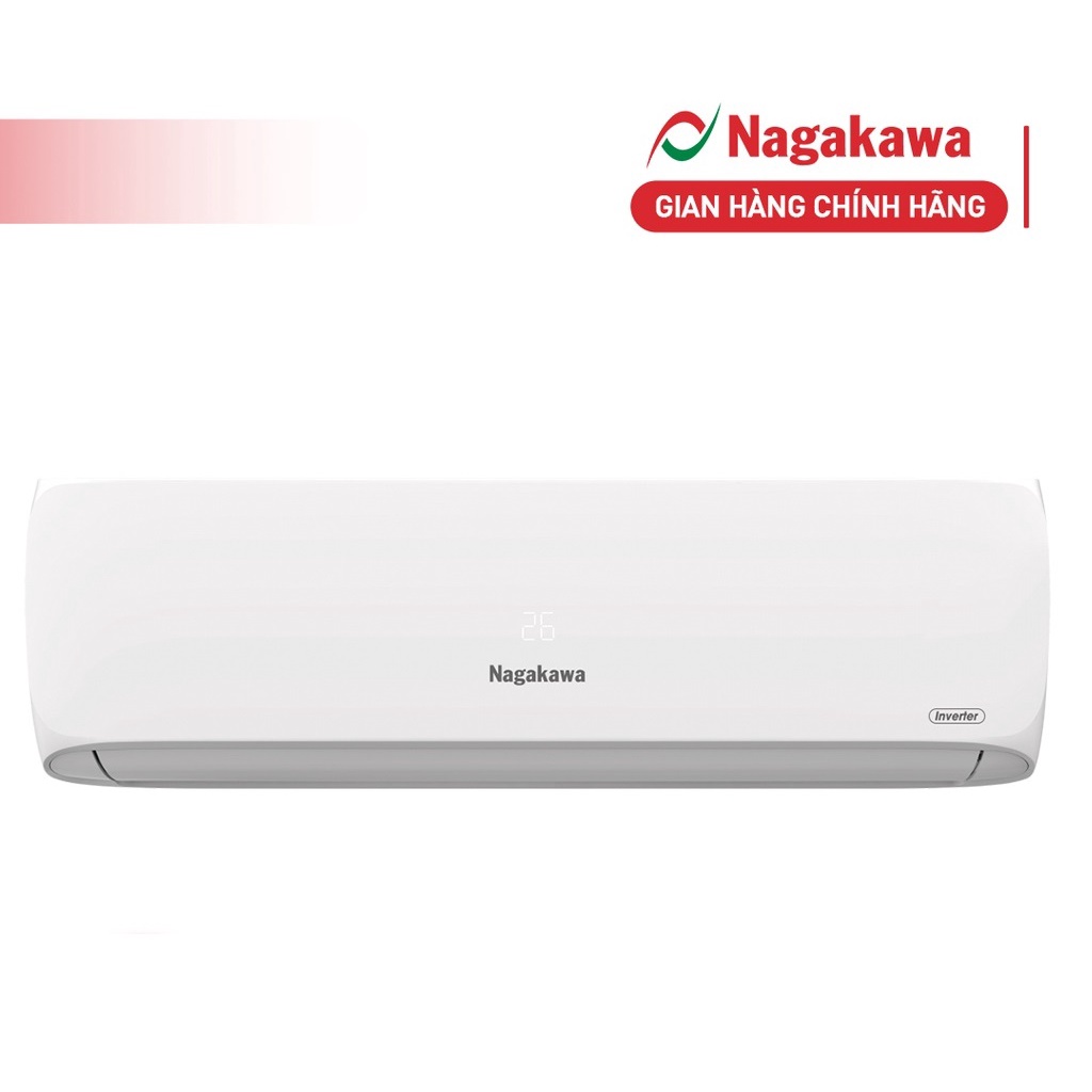 Miễn phí công lắp đặt - Điều hòa/ Máy lạnh 1 chiều Inverter Nagakawa 12000BTU/H NIS-C12R2H12 - Hàng chính hãng