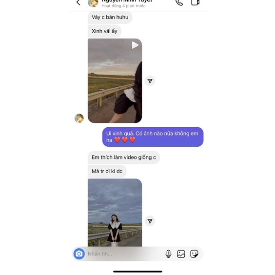 Váy cổ nơ tiểu thư