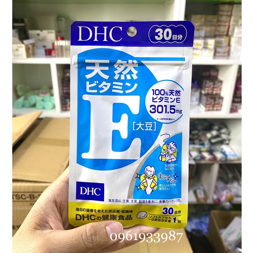 Viên Uống Bổ Sung Vitamin E DHC Nhật Bản