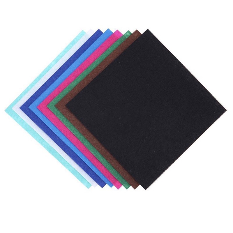 Set 40 tấm vải nỉ đủ màu sắc - Size 10x10