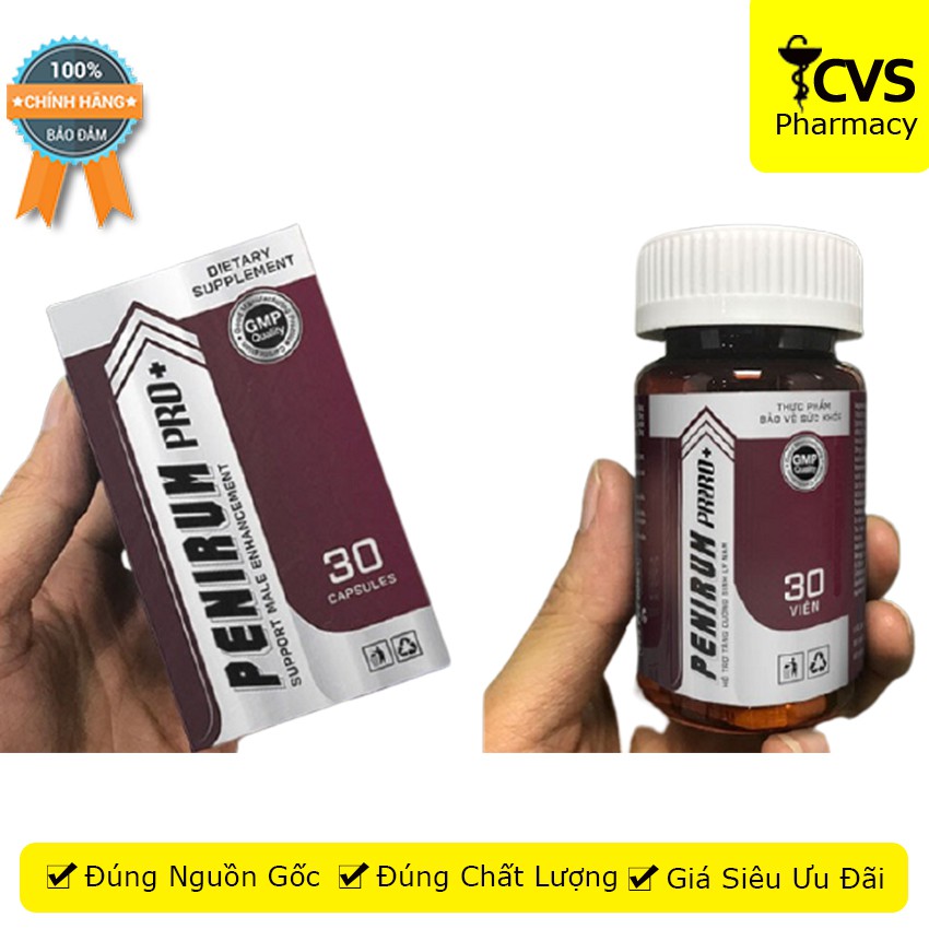 PENIRUM PRO+ hỗ trợ cải thiện sinh lý nam giới 30v - Cvspharmacy