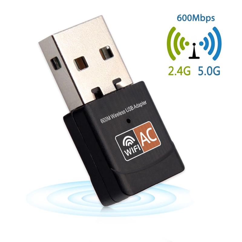 USB wifi 600Mbps 2.4G / 5G Ethernet Network Card / Wifi không dây