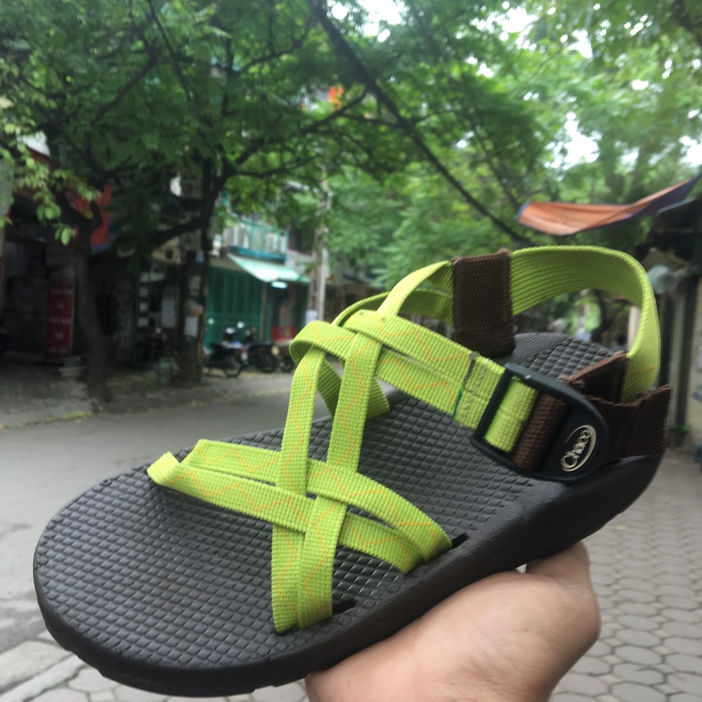 Dép sandal thời trang nữ 2 dây CHACO AGU16 (xanh) VNXK