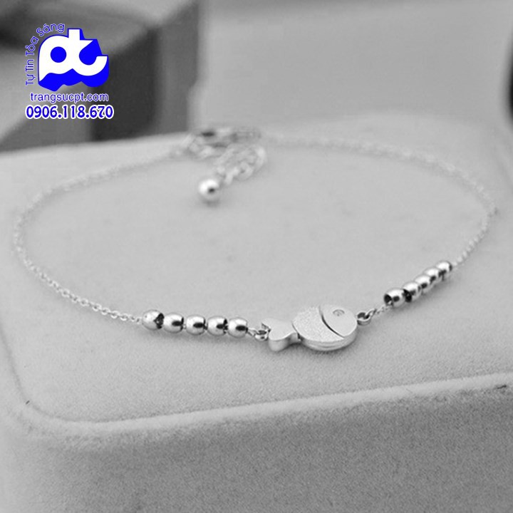 Lắc chân nữ titan cao cấp sang trọng phong cách hàn quốc cao cấp không đen - BB_LC_41