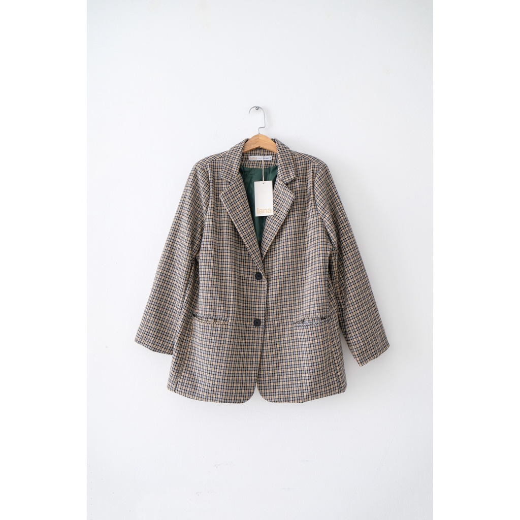 Áo Blazer Nữ 21 Checked Blazer | HQ3145 | Lana Official