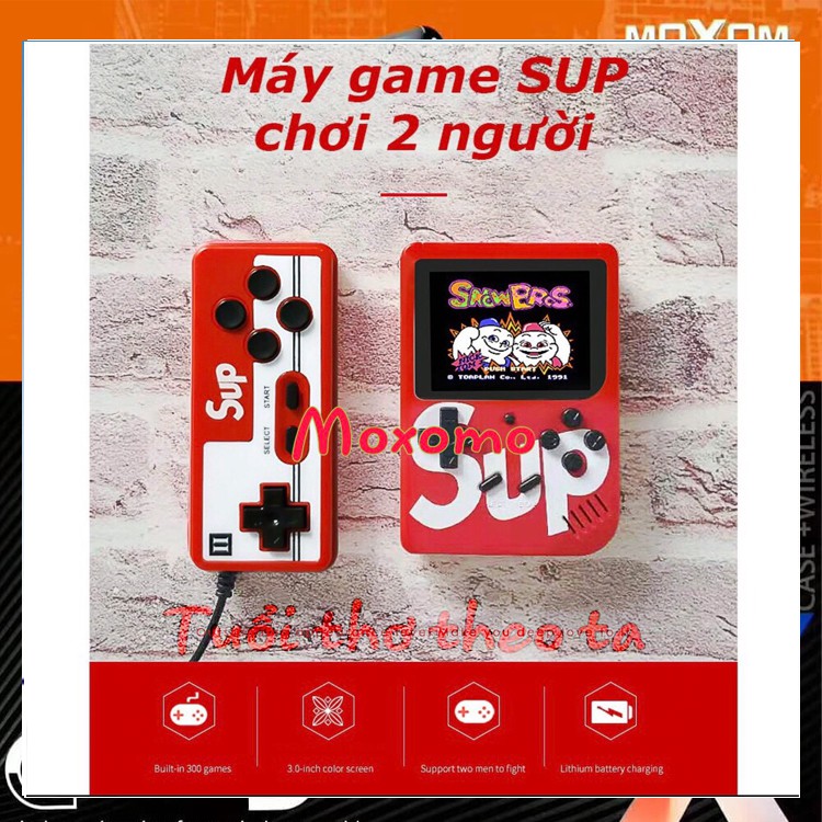 [Nhập EDJQP giảm 10K ] Máy game sup 400 tặng tay cầm hỗ trợ 2 người chơi – sup 400 trò bản cao cấp(moxomo)