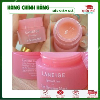 Mặt nạ môi mặt nạ dưỡng môi mặt nạ ngủ laneige Full 3g Hương Cherry Hàn Quốc