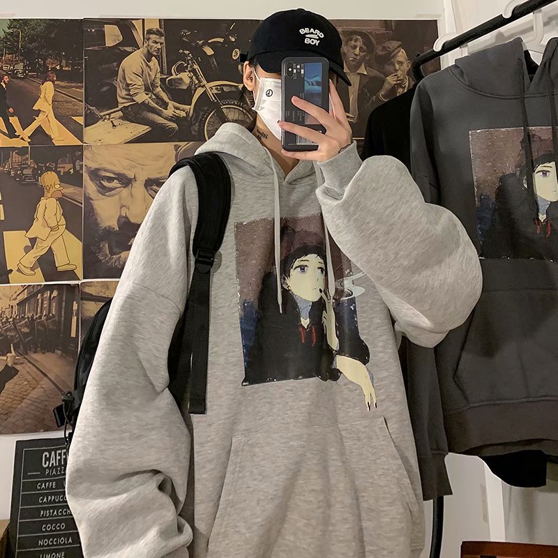 Áo Hoodie Cổ Thuyền Dáng Rộng Thời Trang Cho Nam | BigBuy360 - bigbuy360.vn