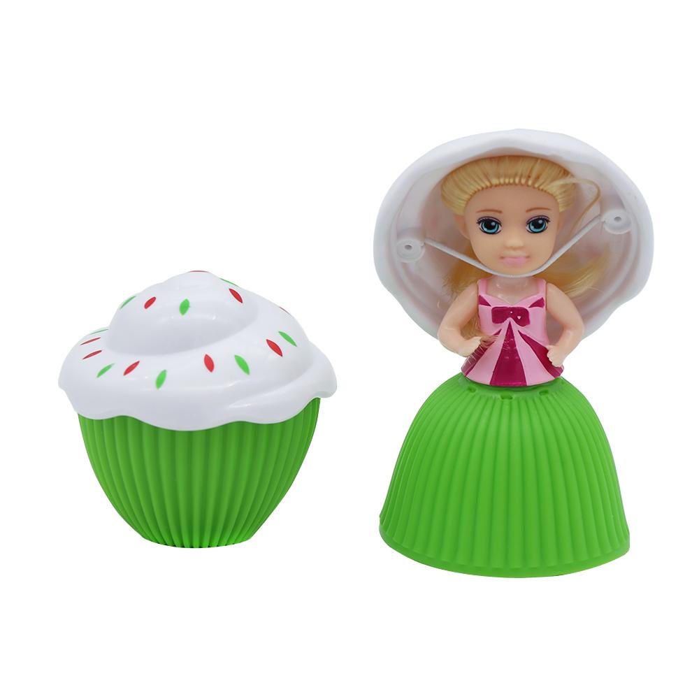 Bánh Cupcake Đồ Chơi Mini Họa Tiết Hoạt Hình Dễ Thương Có Mùi Thơm