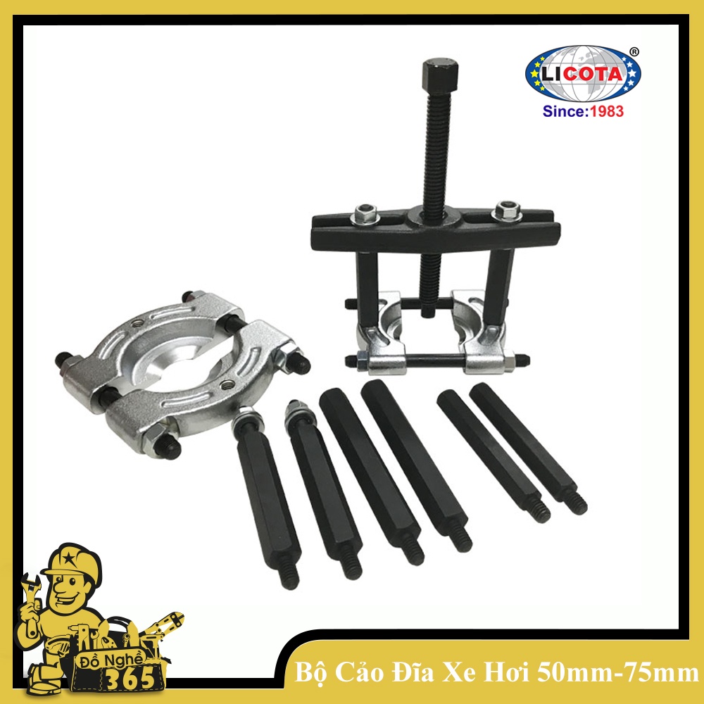 Bộ cảo dĩa 2 dĩa 50mm~75mm Licota