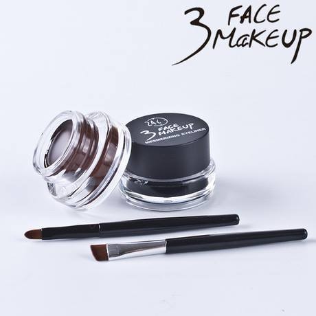 SET GEL VẼ MÍ + VẼ CHÂN MÀY 3 FACE MAEKUP 24H