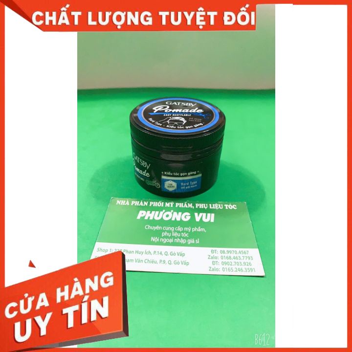 Wax Vuốt Tóc Gatsby Pomade 65g-dễ dàng tạo nếp -giữ nếp mềm -mùi dễ chịu -không khô tóc