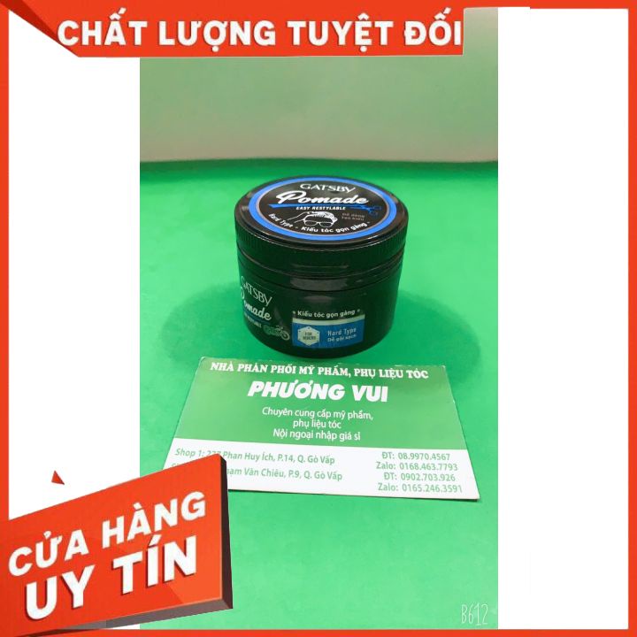 Wax Vuốt Tóc Gatsby Pomade 65g-dễ dàng tạo nếp -giữ nếp mềm -mùi dễ chịu -không khô tóc(hàng công ty)