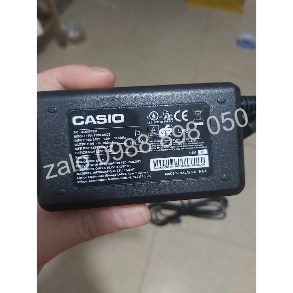 Adapter nguồn 9v cho đàn Casio CT-670 CT-680 CT670 CT680