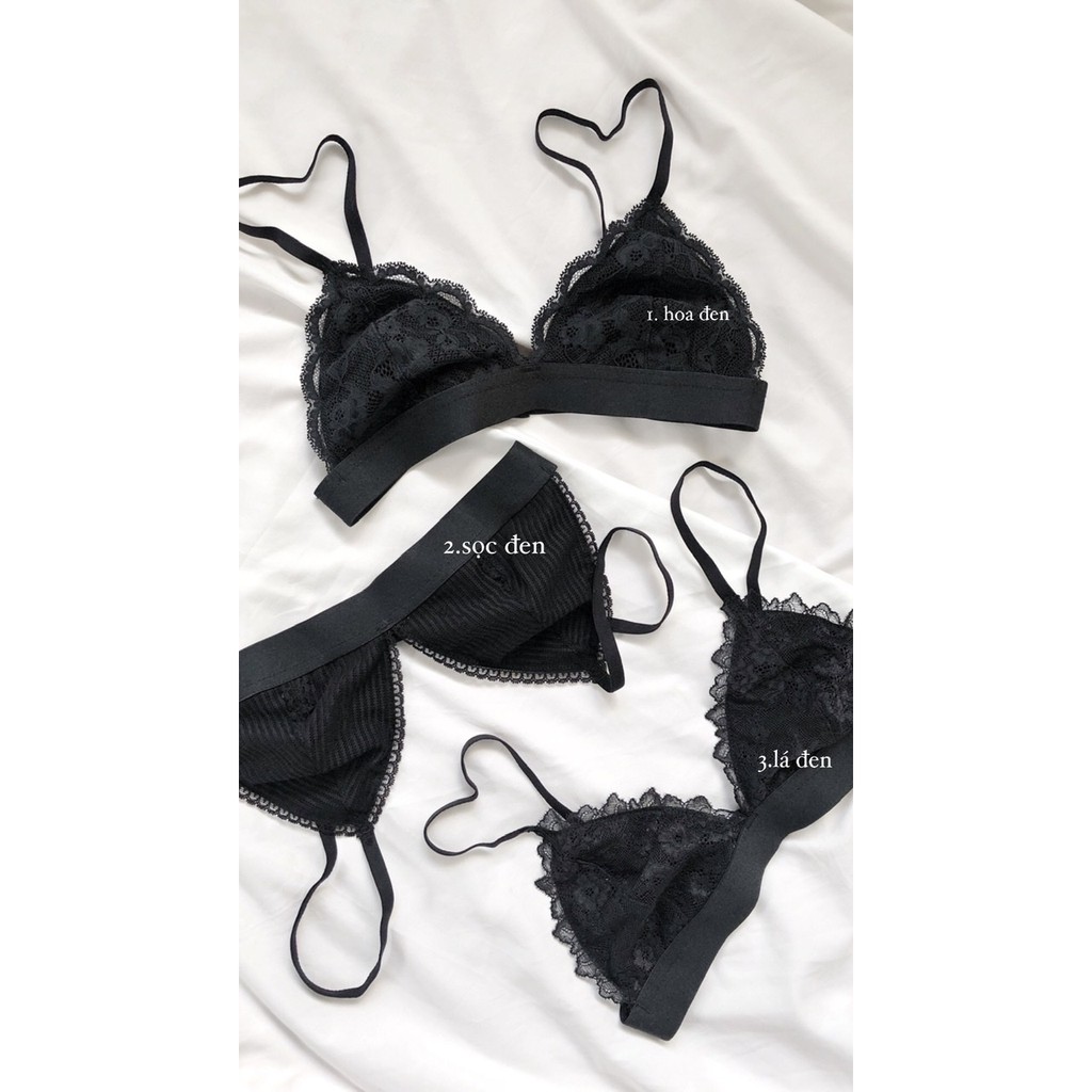 Áo Lót Ren Pha Cotton - Sọc Đen - Áo Lẻ | BigBuy360 - bigbuy360.vn