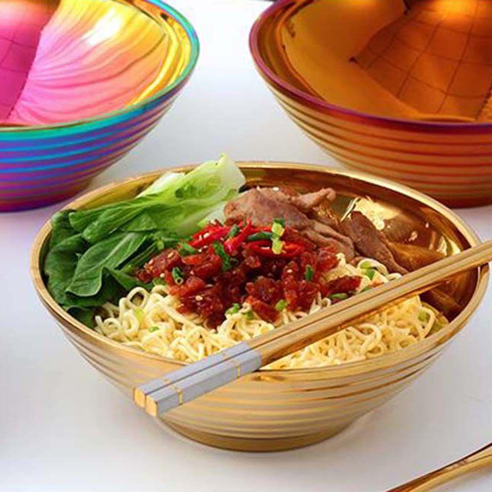 Tô Cách Nhiệt Bằng Thép Không Gỉ 304 Màu Ngà Sáng Tạo