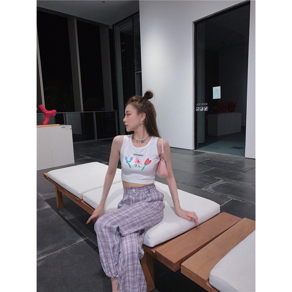 SET THỂ THAO ÁO CROPTOP + QUẦN SỌC RÚT ỐNG - B0489