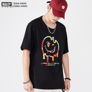 Áo thun Nam Nữ Unisex Form rộng tay lỡ HALEY Basic cao cấp chất cotton 100% phông siêu mátTN361