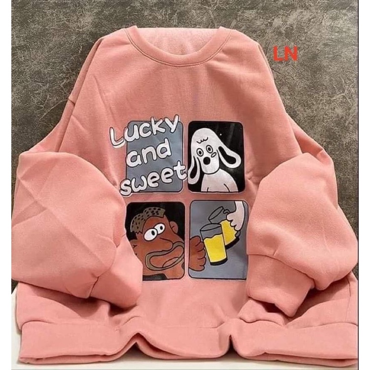 Áo nỉ bo lucky LN11