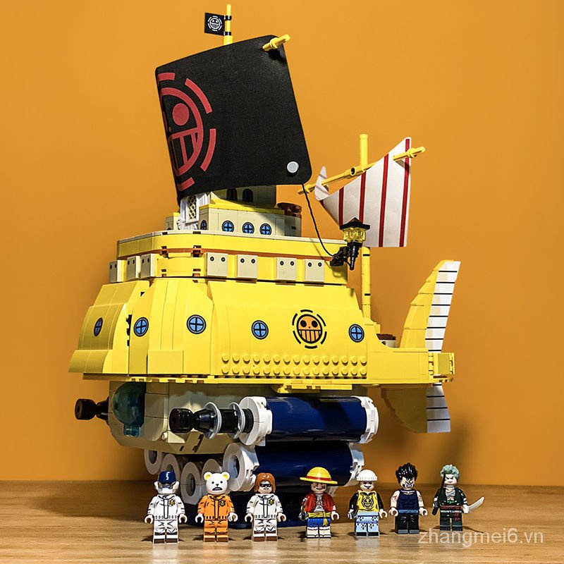 Đồ chơi lắp ráp hình mô hình thuyền phim Luffy One Piece
