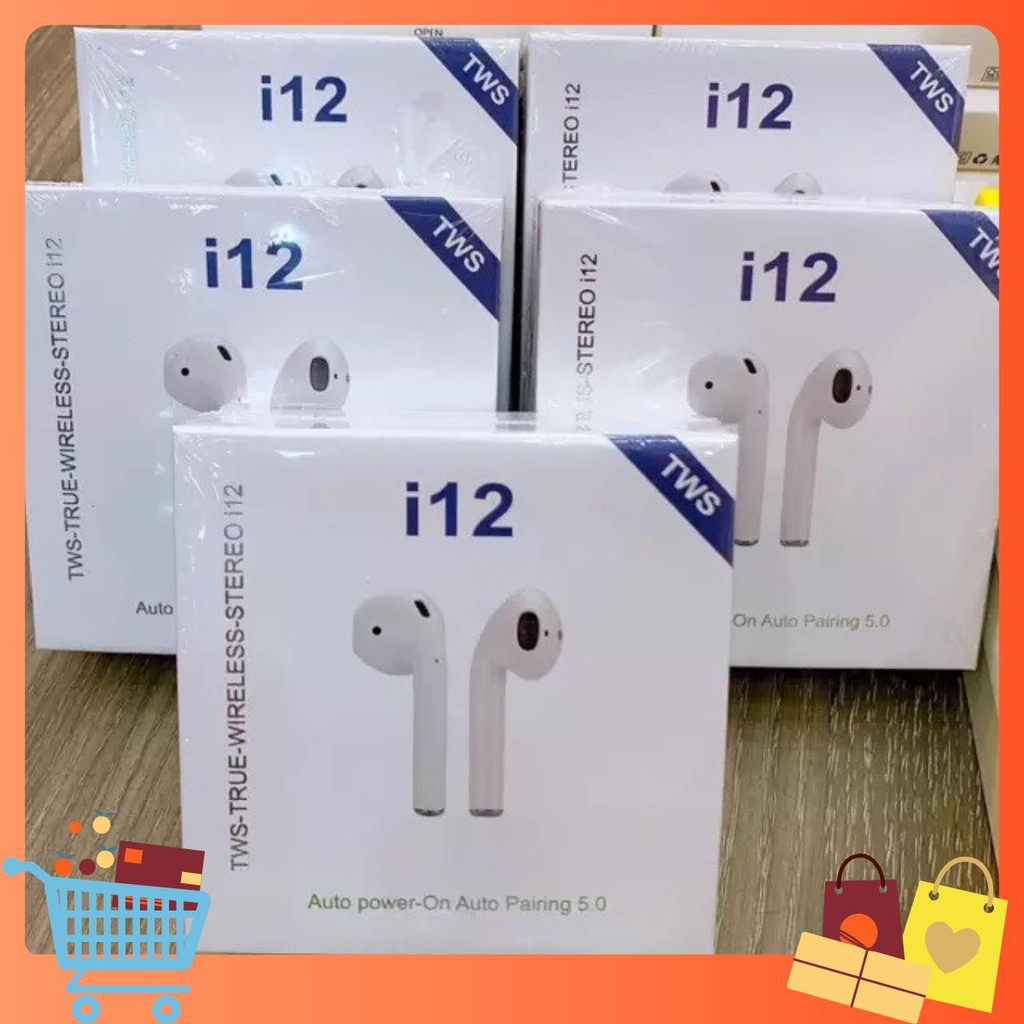 Tai Nghe Bluetooth Chính Hãng I12 Không Dây Nhét Tai Phụ Kiện Tai Nghe Điện Thoại IOS Và AndroidSiêuHay janna.shop9 | BigBuy360 - bigbuy360.vn