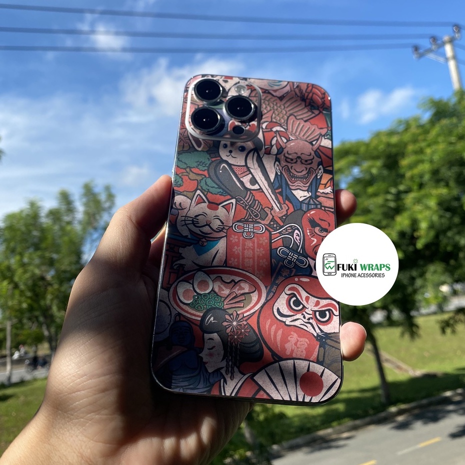 Tấm dán Skin FULL VIỀN  Dành Cho 13prm , 12prm , 11prm , x, xsm , 11pro , 12pro , 13pro - FukiShop