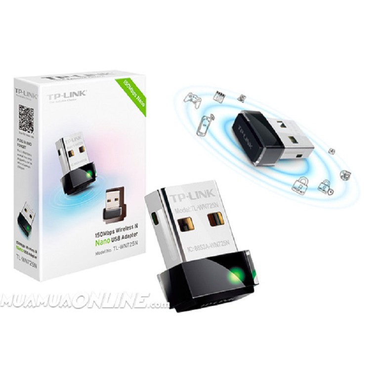 Usb Thu Wifi Tp-Link Wn-725N Nano Bắt Sóng Cực Mạnh