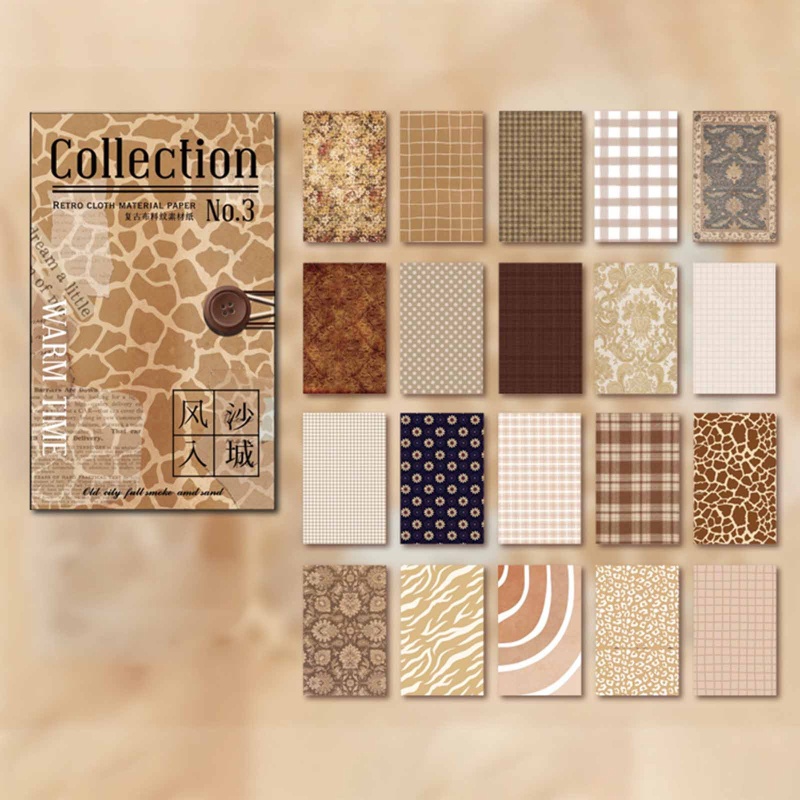 Giấy Kẻ Sọc Caro Phong Cách Cổ Điển Dùng Trang Trí Sổ Tay