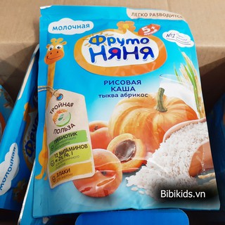 LẺ GIÁ SỈ - Bột ăn dặm FRUTO Nga 200g 5M/6M nhiều vị