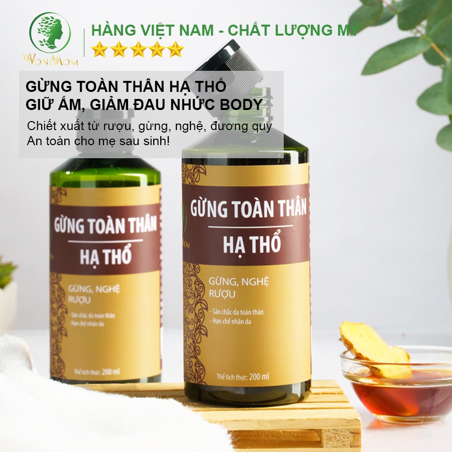 [ Giảm 100K - Đơn 969K ] Bộ thảo mộc xông hơi đầy đủ Wonmom ( Xông mặt - toàn thân - vùng kín - gừng hạ thổ toàn thân )