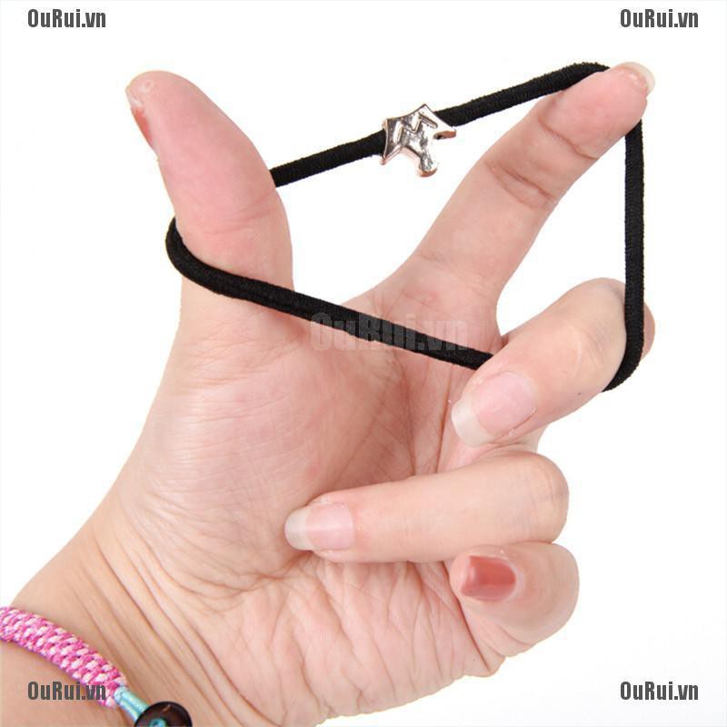 Set 10 Dây Cột Tóc Co Giãn Nhiều Kiểu Dáng Xinh Xắn Cho Nữ