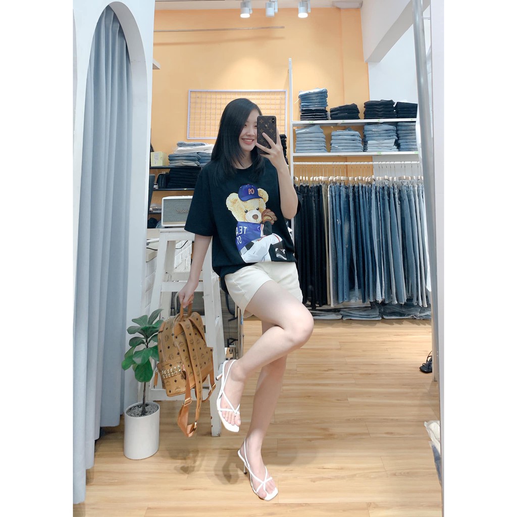 Quần SHORT Jean Nữ Lin Closet, Chất Jean dày dặn , co dãn tốt. Hàng Quảng Châu cao cấp. New Arrival 2021