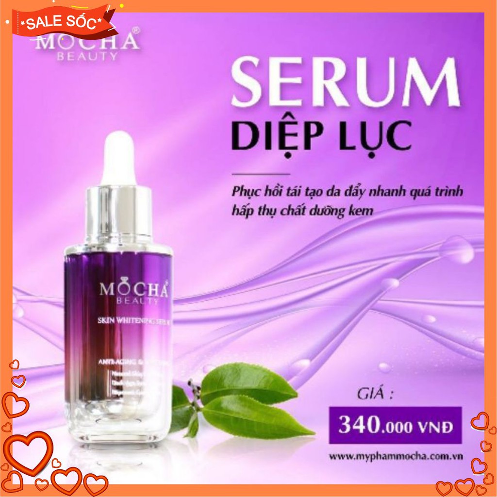 Serum diệp lục Mocha chính hãng