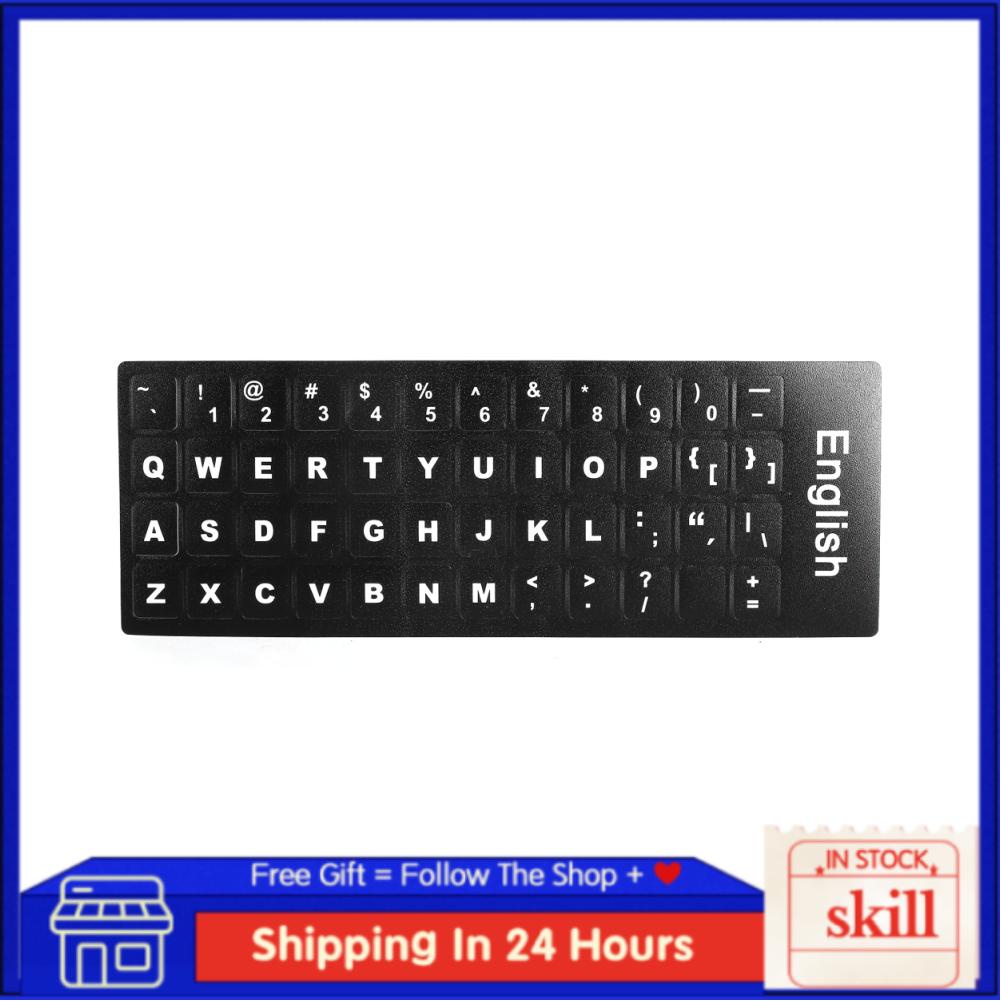Miếng Dán Chữ Tiếng Anh Thay Thế Cho Bàn Phím Máy Tính Laptop