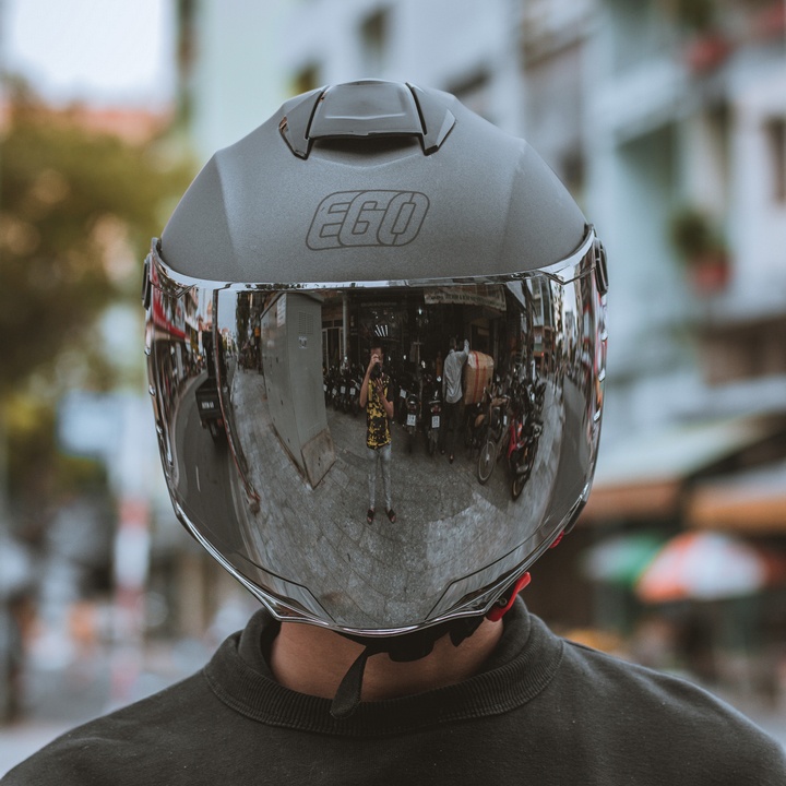Kính Thay Thế Mũ Bảo Hiểm 3/4 EGO E3 (Nhiều Màu)