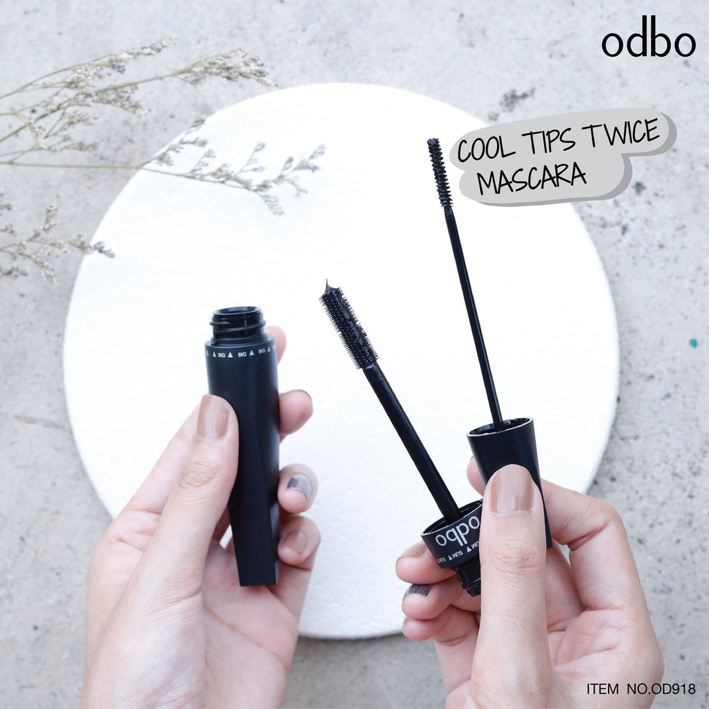 [Auth Thái] Mascara Dày và Dài Mi Odbo Cool Tips Twice OD918 - Mascara 2 Đầu Odbo | BigBuy360 - bigbuy360.vn