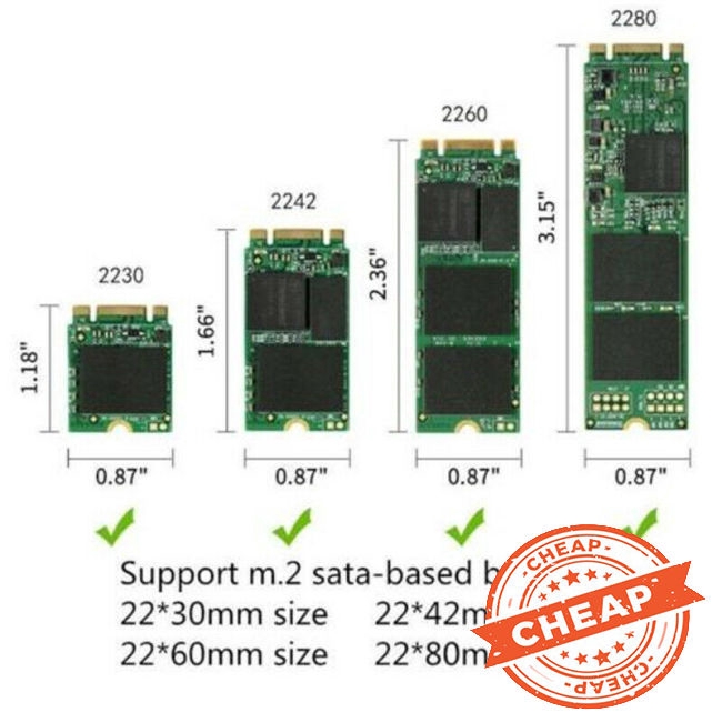 Hộp đựng ổ cứng M.2 NGFF sang USB 3.1 Type-C SATA SSD | BigBuy360 - bigbuy360.vn