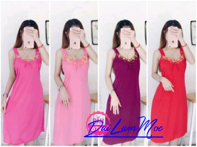 Đầm ngủ - Đầm mặc nhà thun lạnh nữ | BigBuy360 - bigbuy360.vn