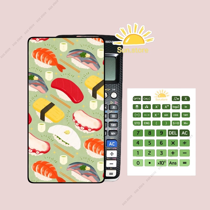 Skin dán máy tính cầm tay casio