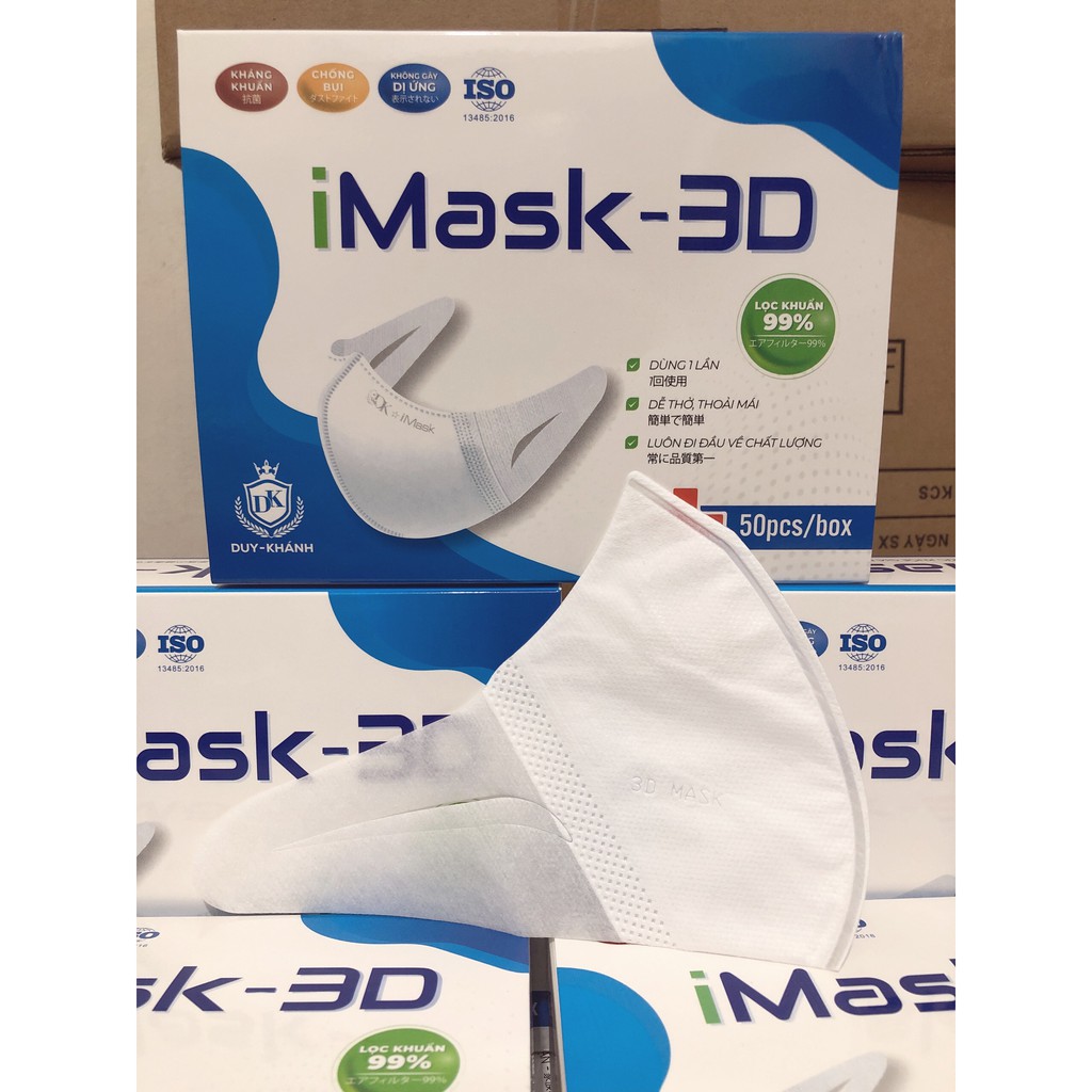Khẩu Trang 3D i-Mask Kháng Khuẩn Duy Khánh