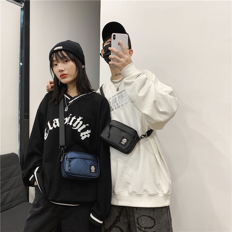 Túi đeo chéo mini nam nữ unisex phong cách ulzzang da Pu cao cấp chống thấm nước Tough Slhs S10