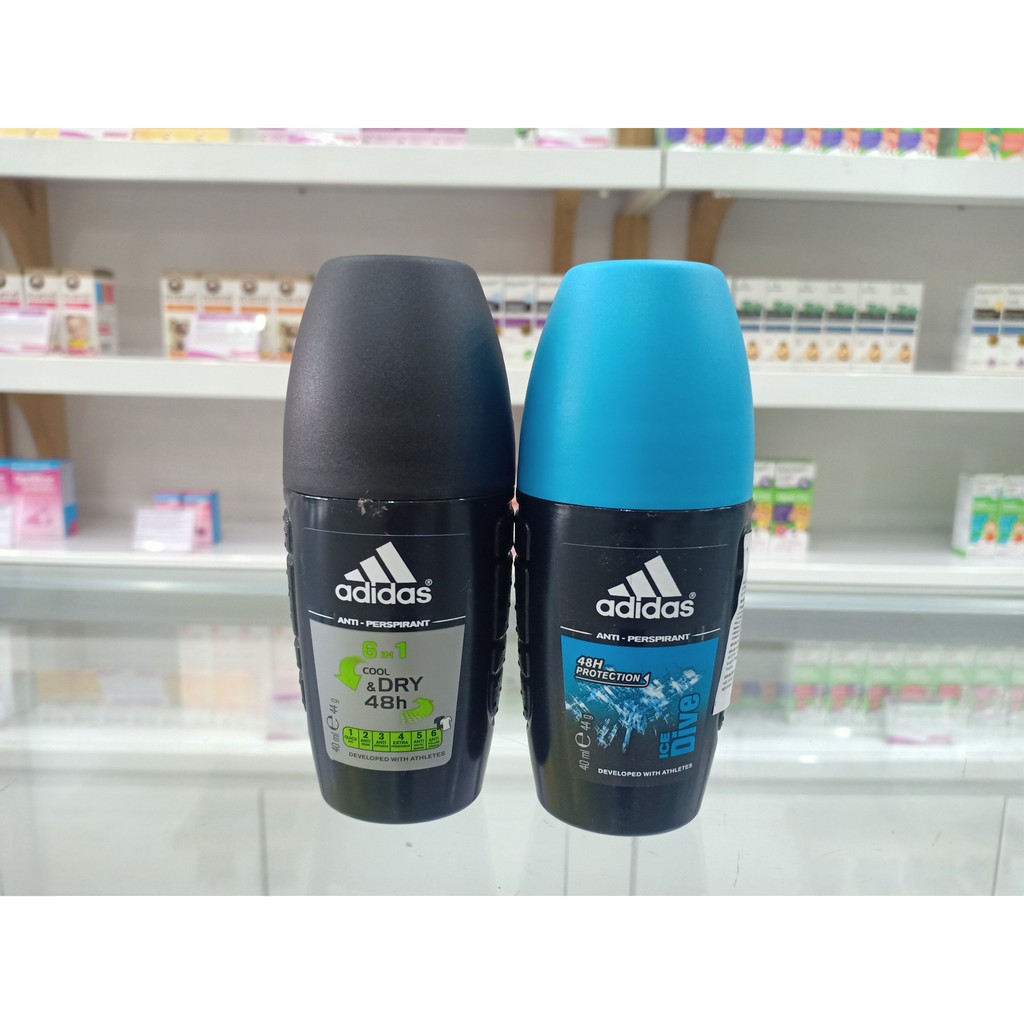 Lăn Khử Mùi Nam Ngăn Mồ Hôi Adidas Ice Dive 40ml