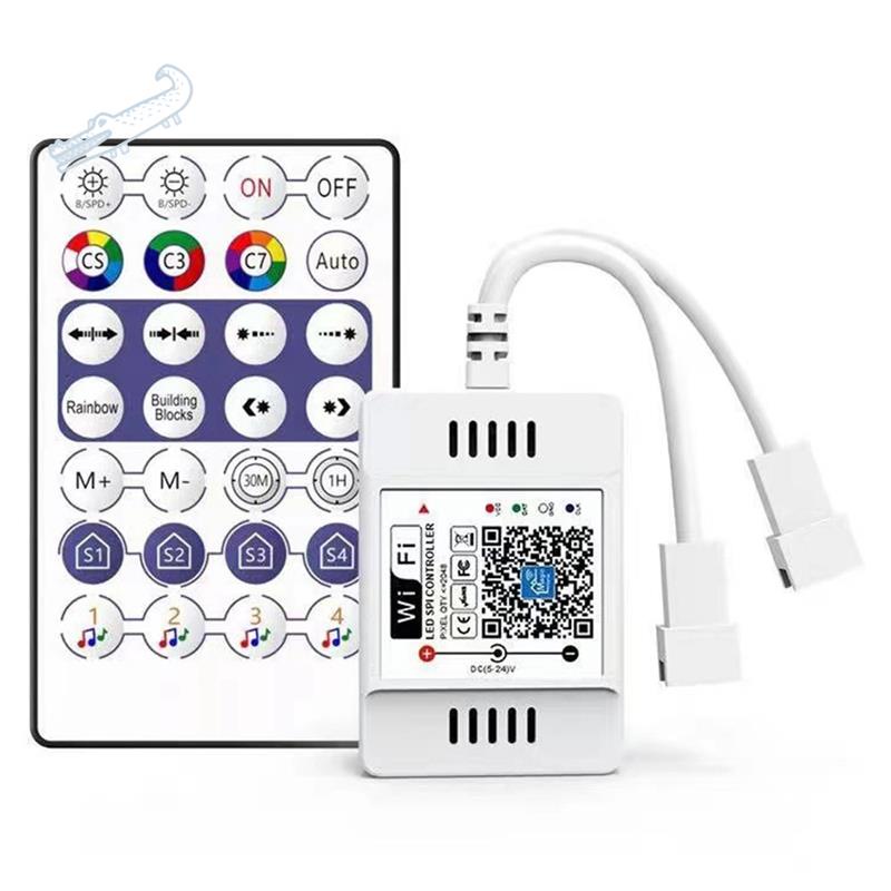 Bộ điều khiển từ xa DC5V-24V 28 phím RF cho dây đèn LED WS2812B WS2811 RGB