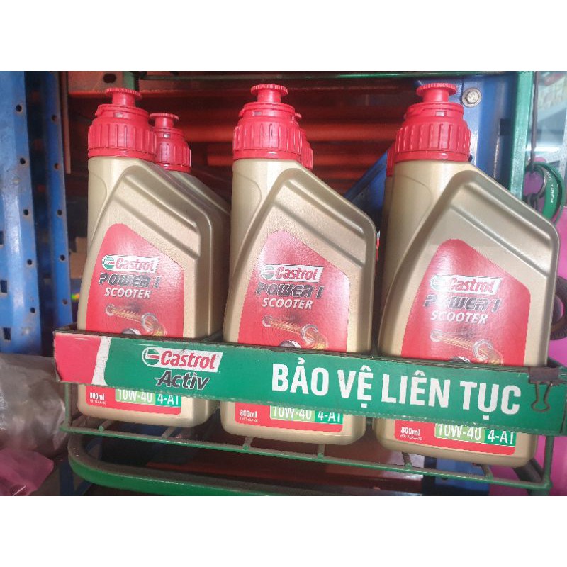 Dầu nhớt xe tay ga castrol Power Scooter 10w40