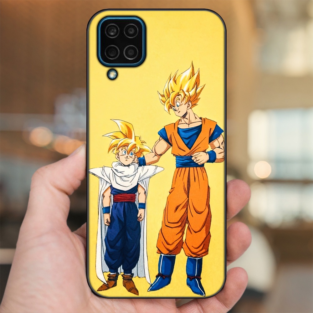 Ốp lưng Samsung M32, M33, M53, M62 viền đen in hình Gohan Dragon Ball