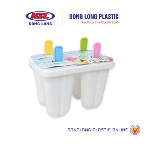 Khuôn kem Song Long - 3 que- 4 que