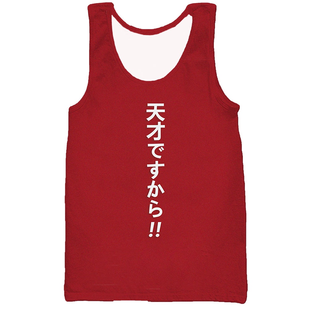 Áo Ba Lỗ Nam In Hình Nhân Vật Anime Slam Dunk 3D Cá Tính