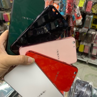 Ốp lưng Oppo F1S dẻo viềng lưng kính màu