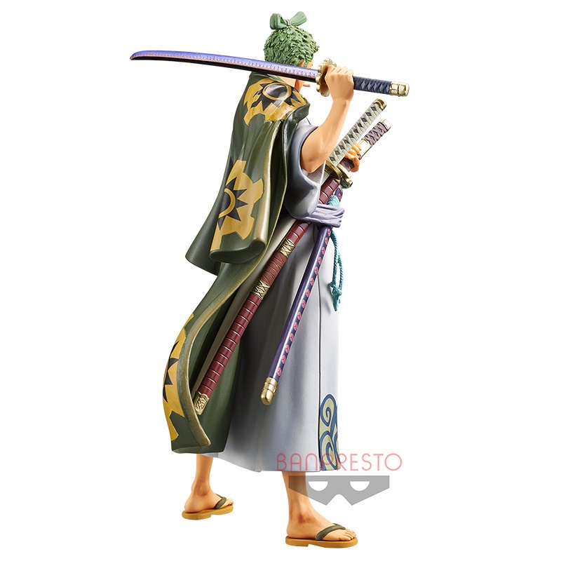 Mô hình Chính hãng One piece - Roronoa Zoro - DXF Wano Country Grandline Men vol. 2 Banpresto