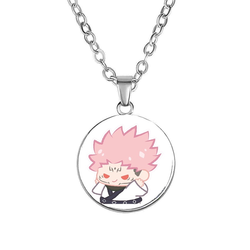 Vòng cổ in hình nhân vật JUJUTSU KAISEN VER TẬP THỂ DỤC  anime chibi xinh xắn quà tặng độc đáo